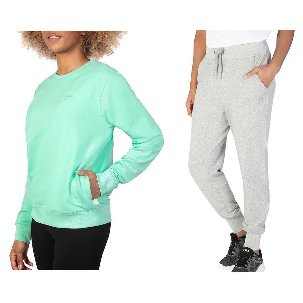 NWT FILA SWEATSHIRT & JOGGER SET